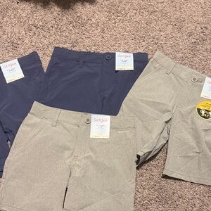 Cat & Jack Boys' Shorts lot of 4 Blue and Gray. Size 7. NWT